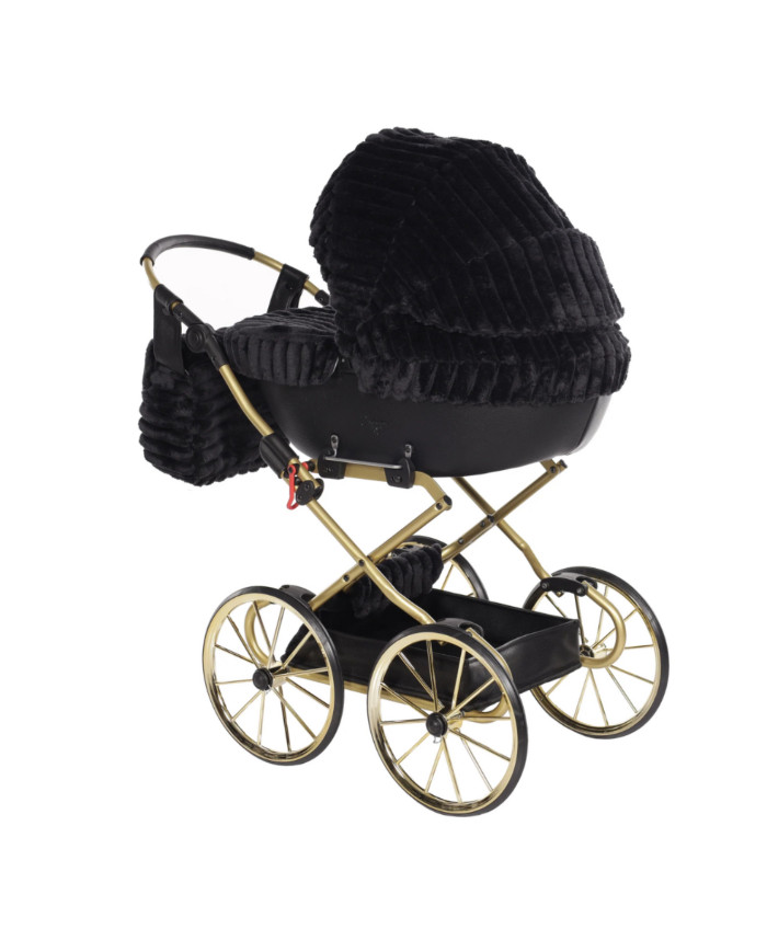 Carrito de muñecas Muffy Negro Junama