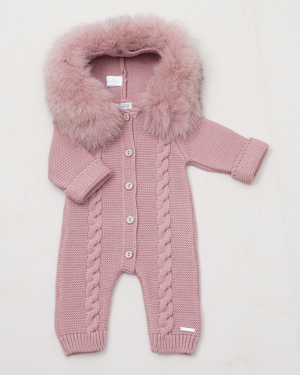 Pangasa Baby- Buzo ochos Rosa Vintage