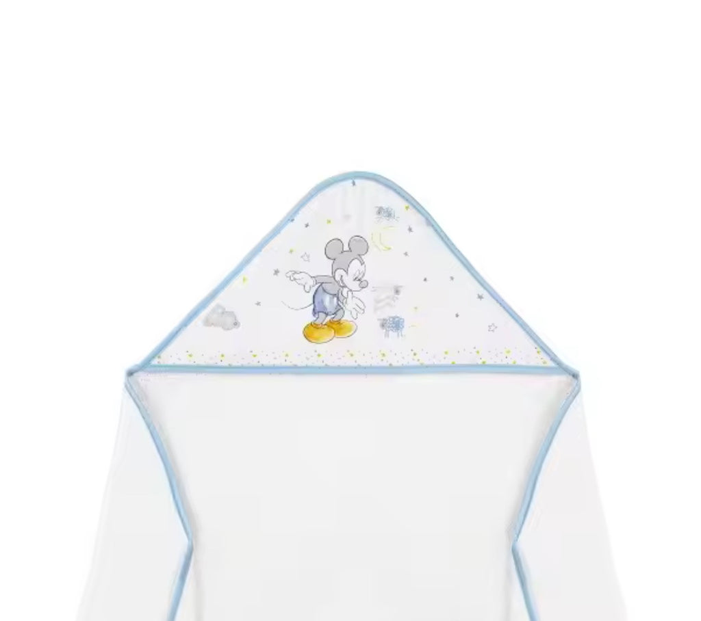 Capa de Baño con Capucha Mickey para Bebés Interbaby  de Algodón  y Absorción Suave