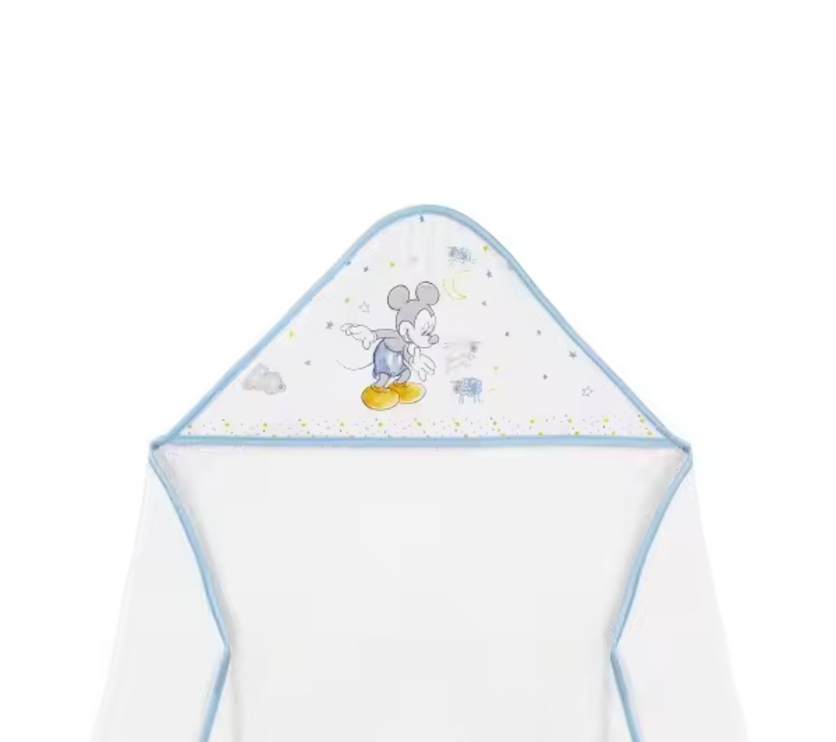 Capa de Baño con Capucha Mickey para Bebés Interbaby  de Algodón  y Absorción Suave