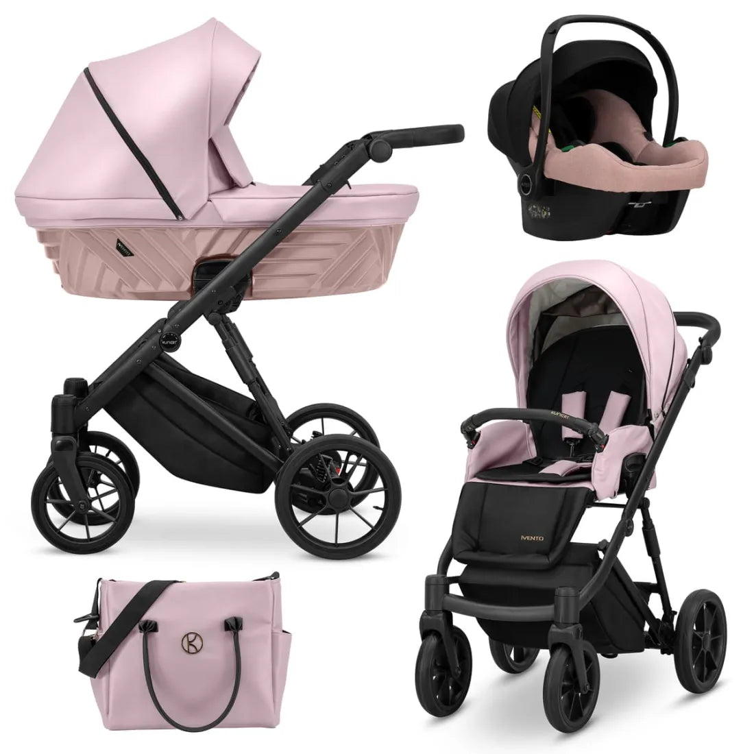 Carro de Bebé Ivento Glam Rosado