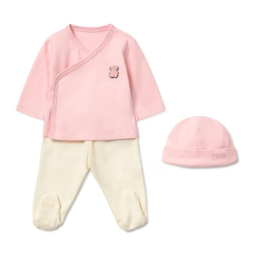 SET BEBÉ PRIMERA PUESTA TOUS ROSA