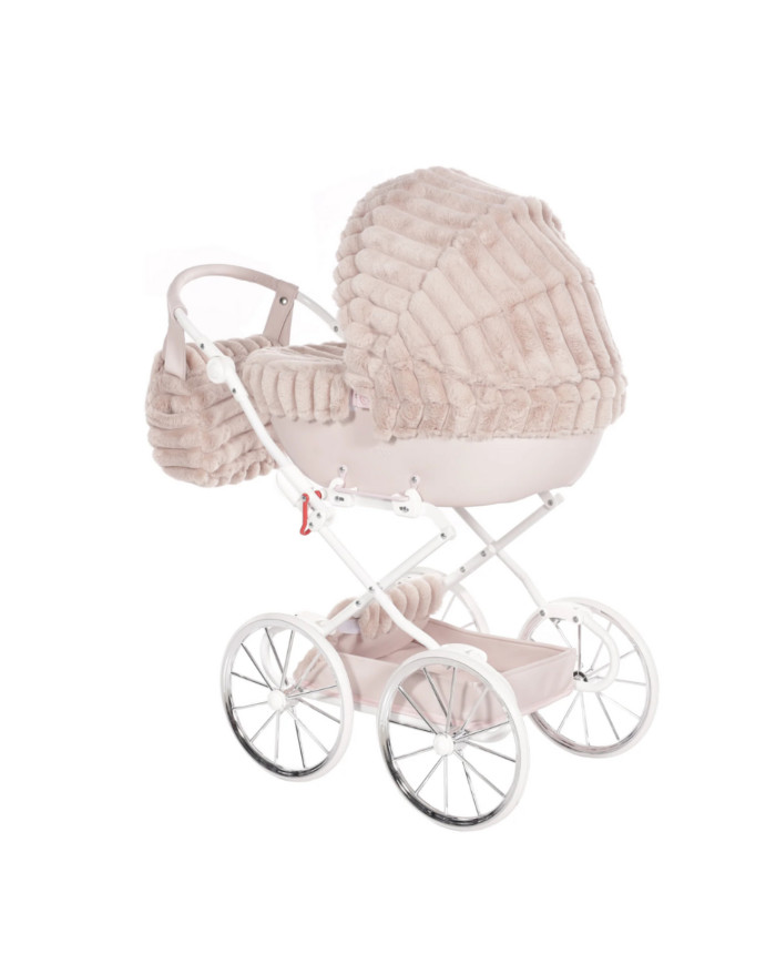 Carrito de muñecas Muffy Rosa