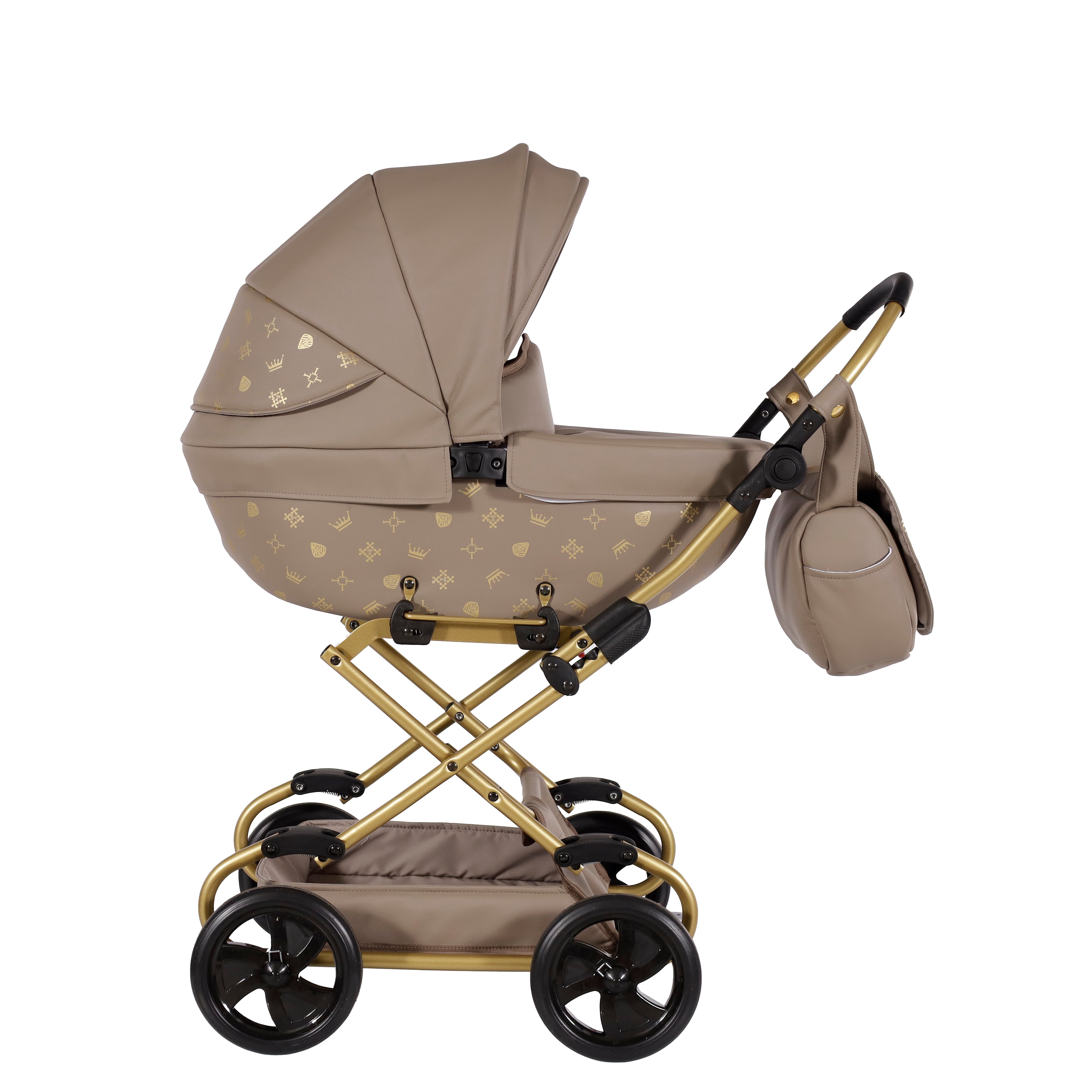 Carrito De Muñecas Junama Imperial Marrón