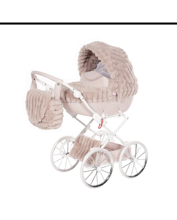 Carrito de muñecas Muffy Rosa