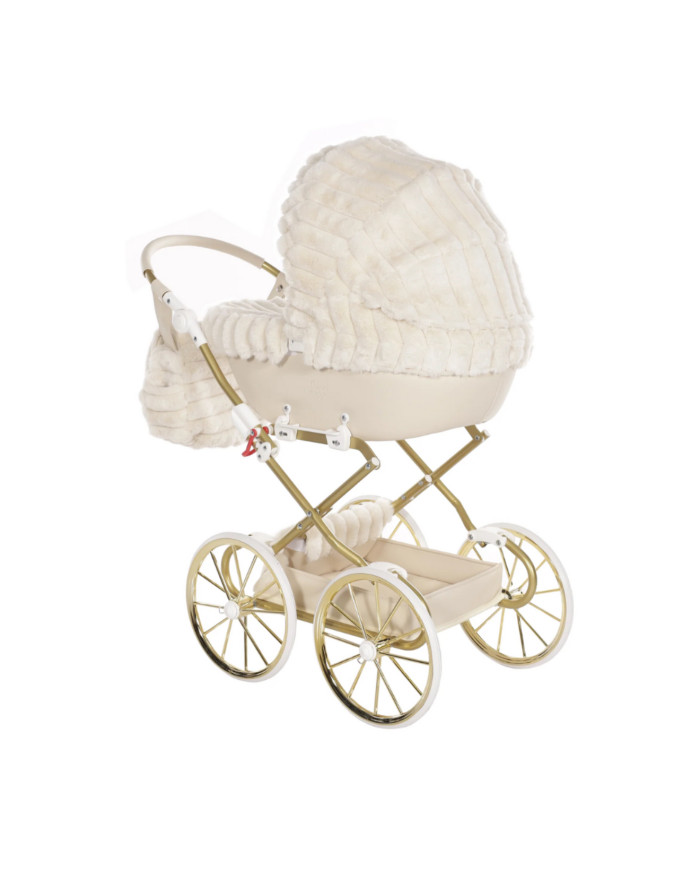 Carrito de muñecas Muffy Crema