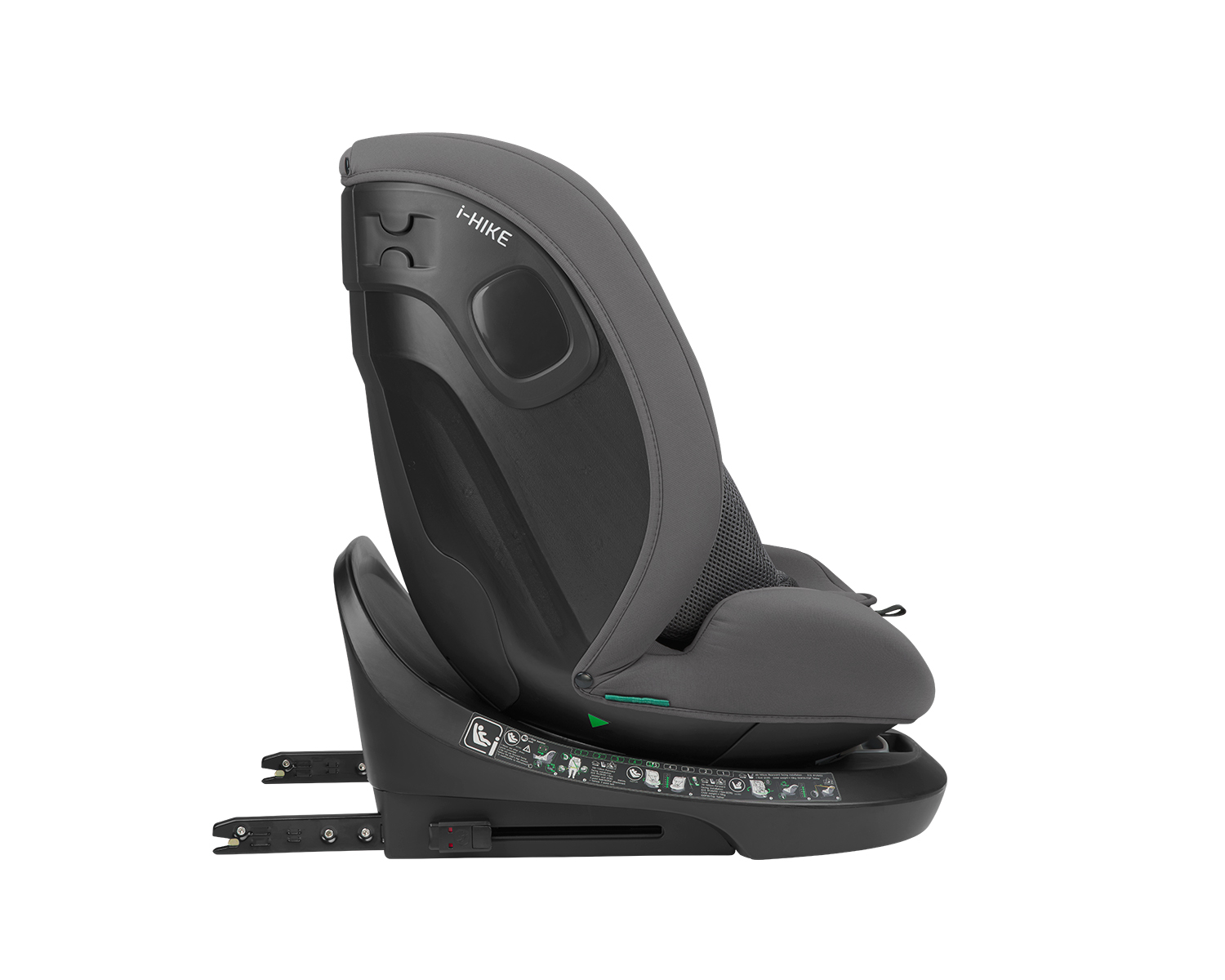 Silla de coche 40-150 cm i-Hike i-SIZE Gris Oscuro 2026