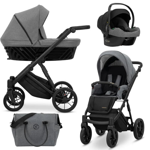 Carro de Bebé Ivento Glam Gris Oscuro