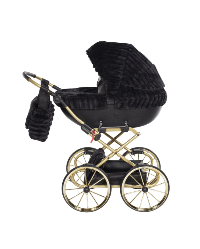 Carrito de muñecas Muffy Negro Junama