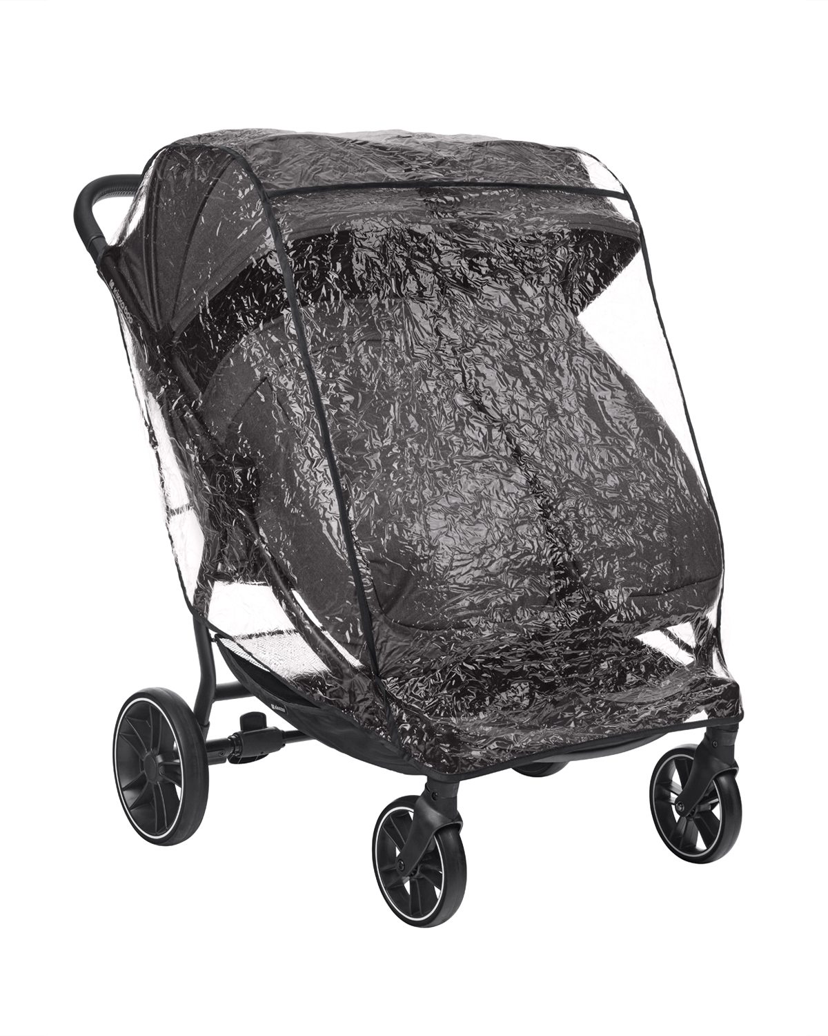 Carrito gemelar Happy 2 Gris Oscuro