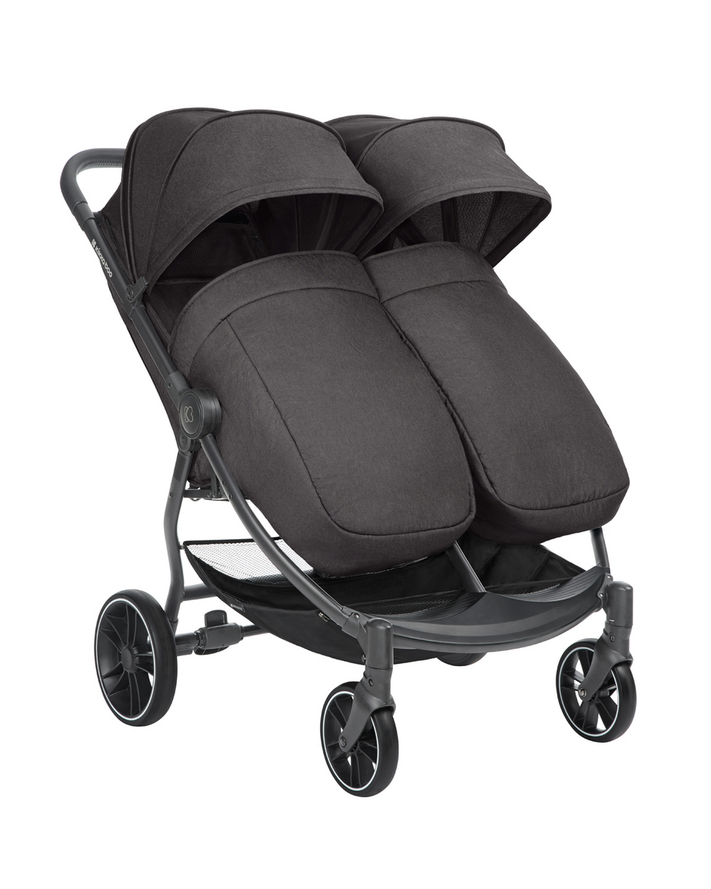 Carrito gemelar Happy 2 Gris Oscuro