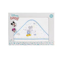 Capa de Baño con Capucha Mickey para Bebés Interbaby  de Algodón  y Absorción Suave