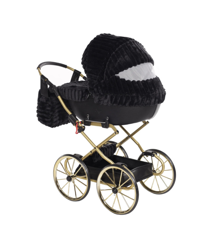 Carrito de muñecas Muffy Negro Junama