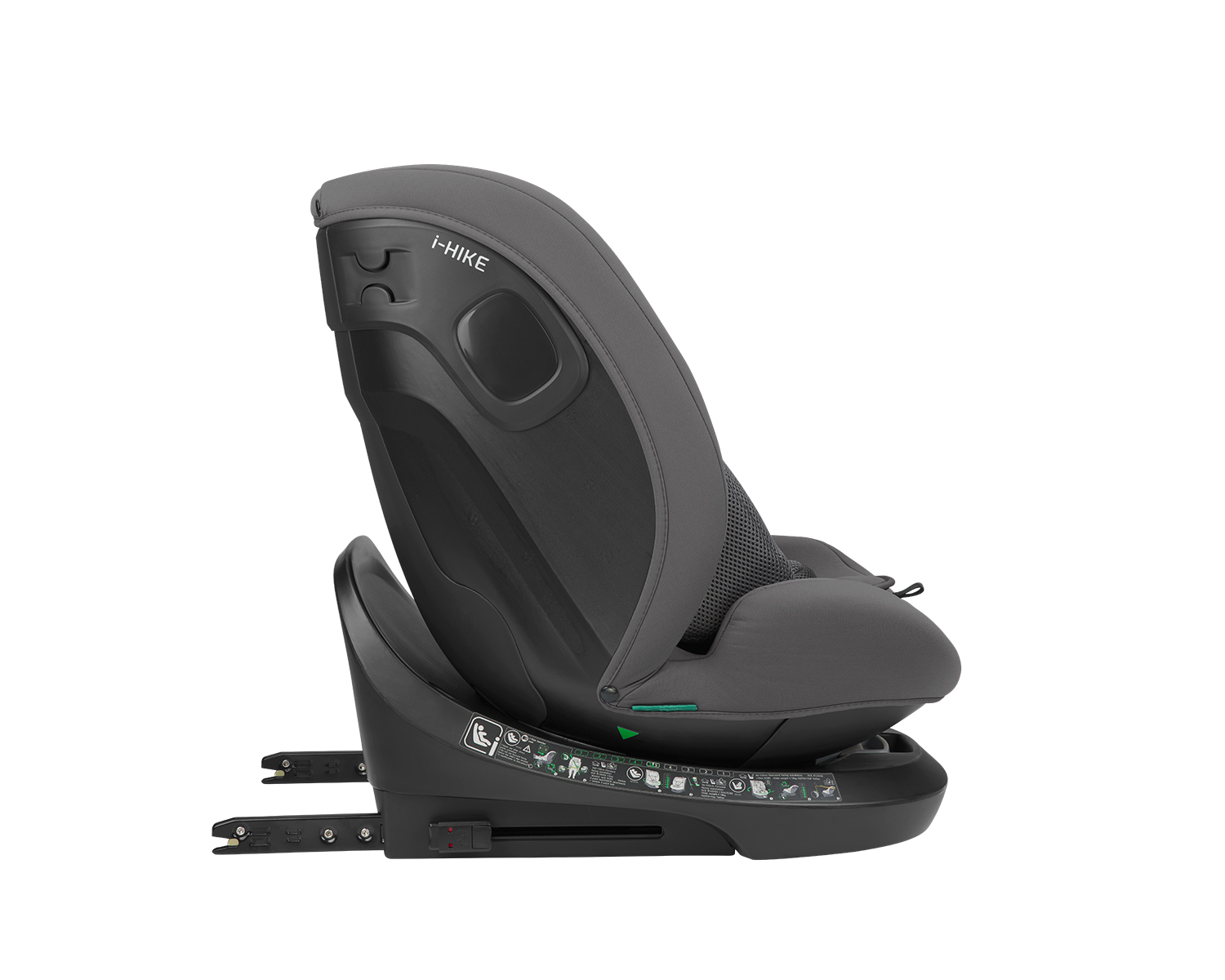 Silla de coche 40-150 cm i-Hike i-SIZE Gris Oscuro 2026