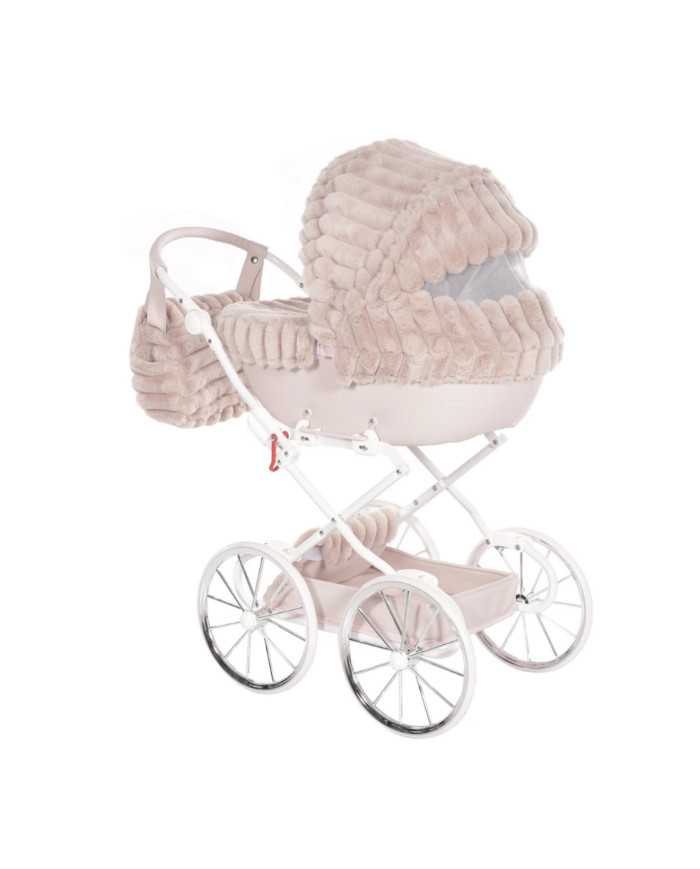 Carrito de muñecas Muffy Rosa