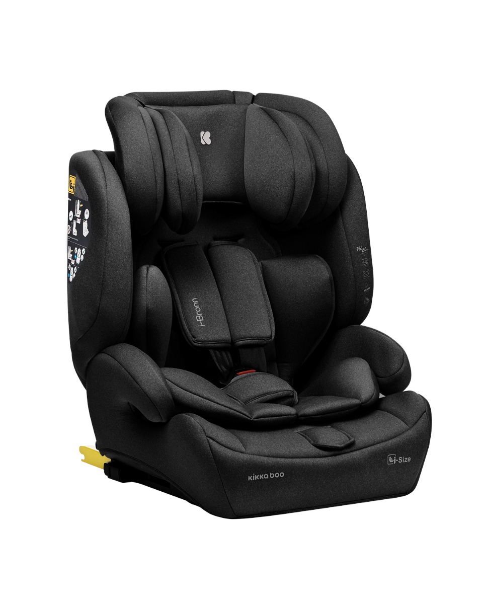 Silla de coche 76-150 cm i-Bronn i-SIZE Negro