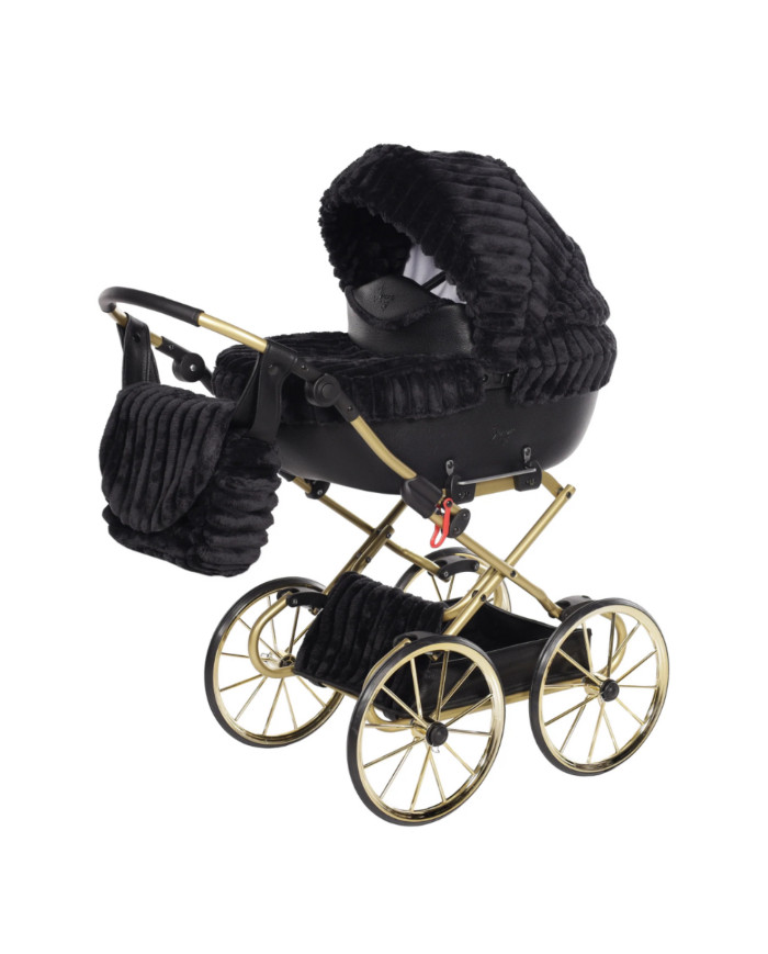 Carrito de muñecas Muffy Negro Junama