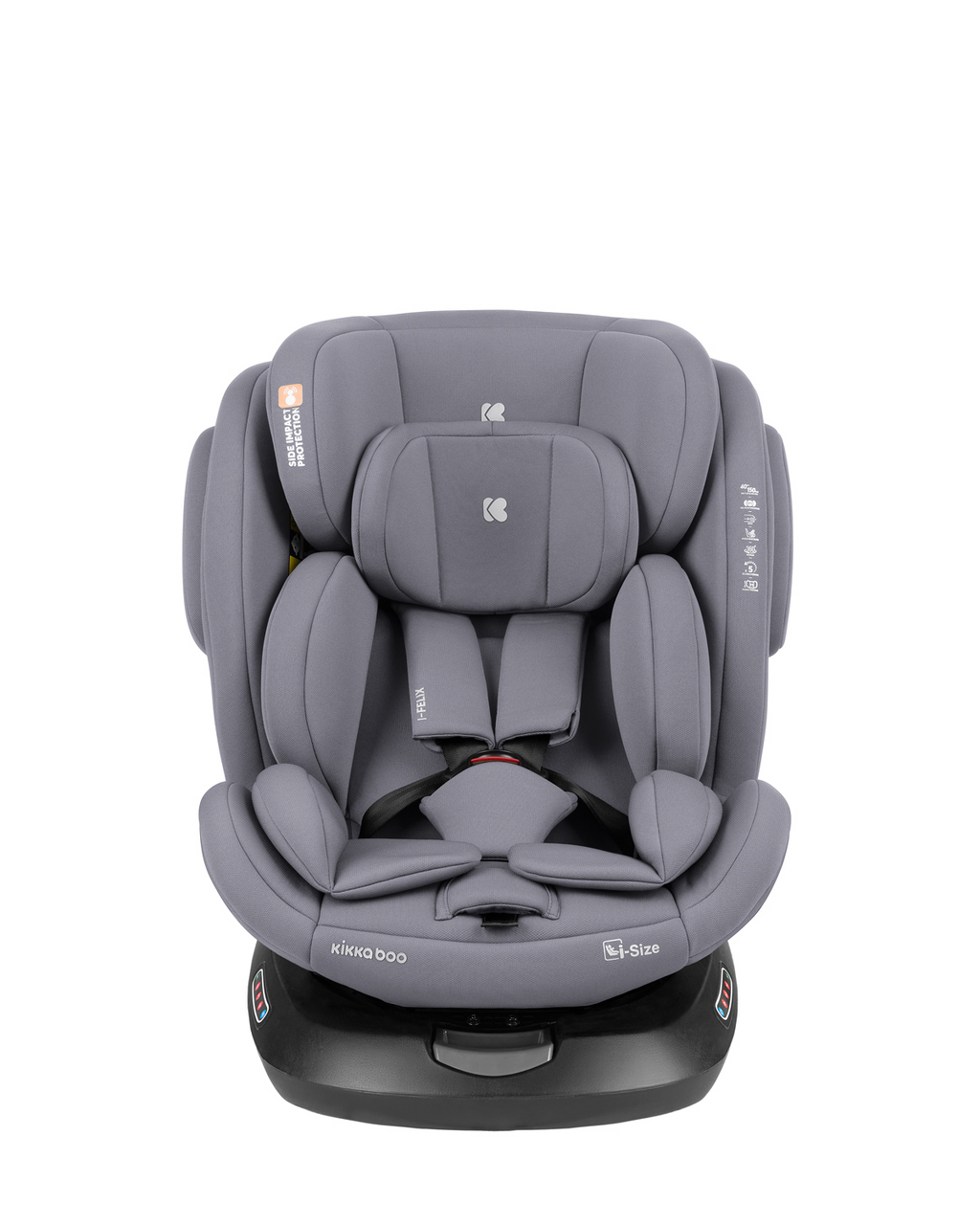 Silla de coche 40-150 cm i-Felix i-SIZE Gris Claro