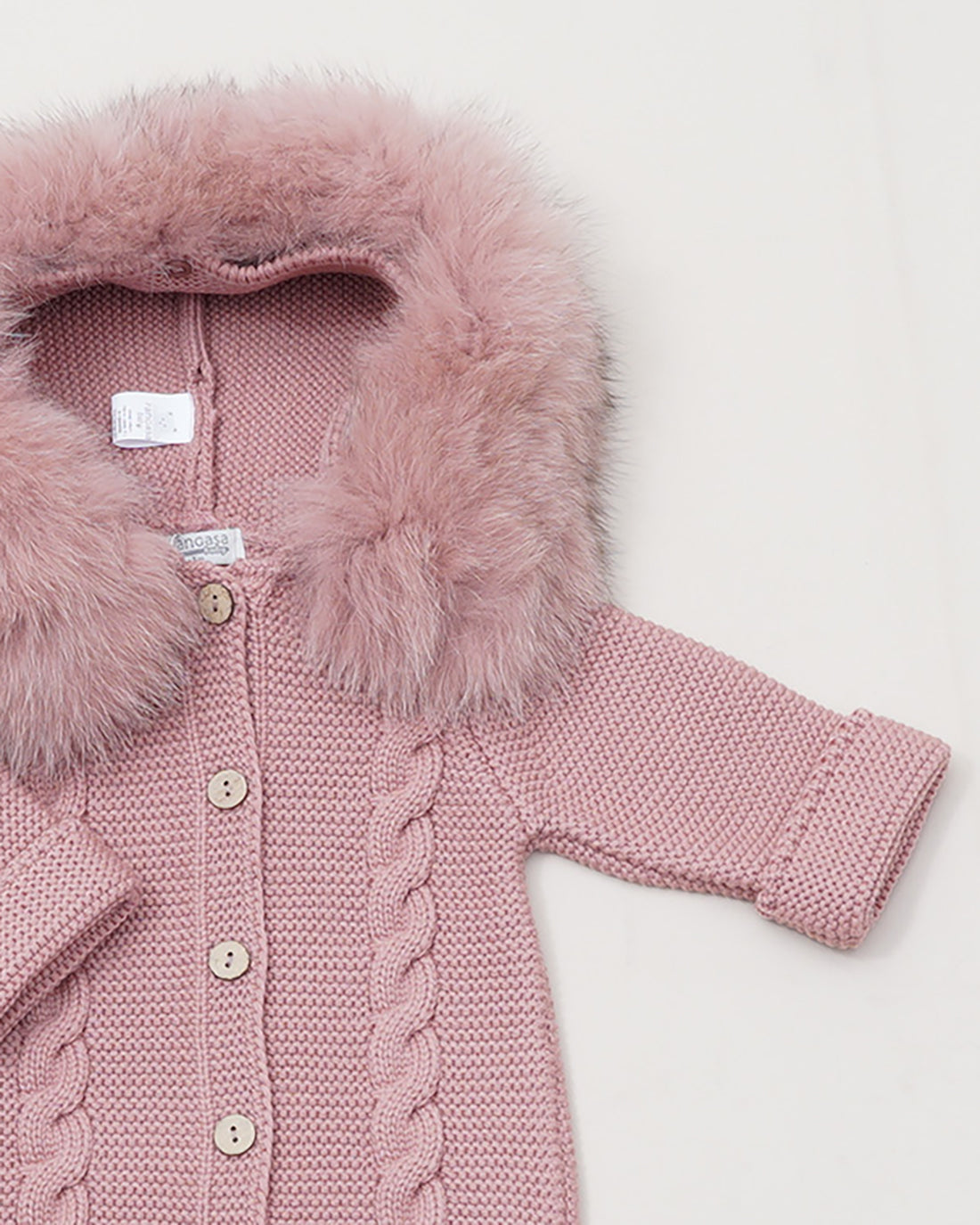 Pangasa Baby- Buzo ochos Rosa Vintage