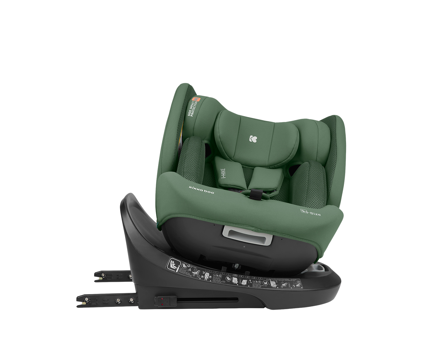 Silla de coche 40-150 cm i-Hike i-SIZE verde militar 2026