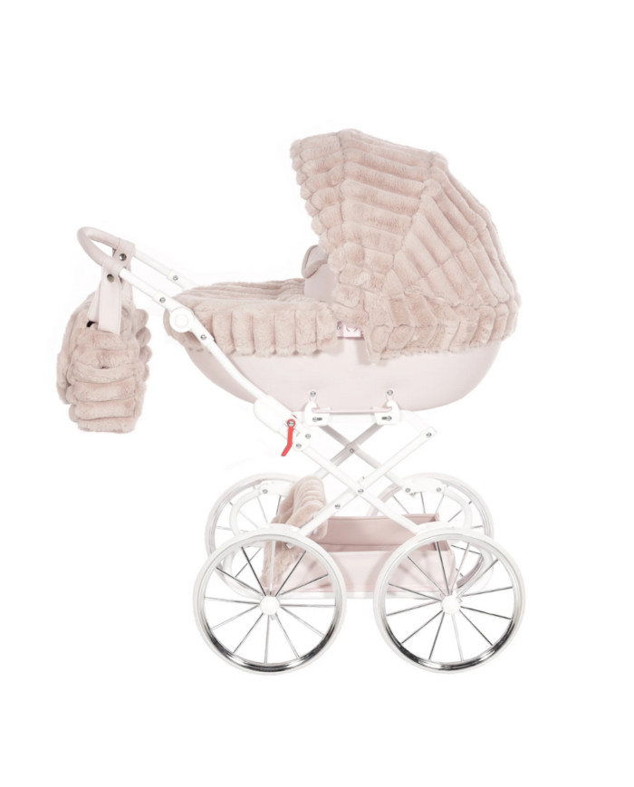 Carrito de muñecas Muffy Rosa