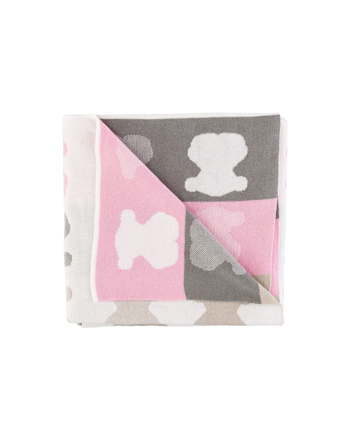 MANTA REVERSIBLE NILO TOUS ROSA