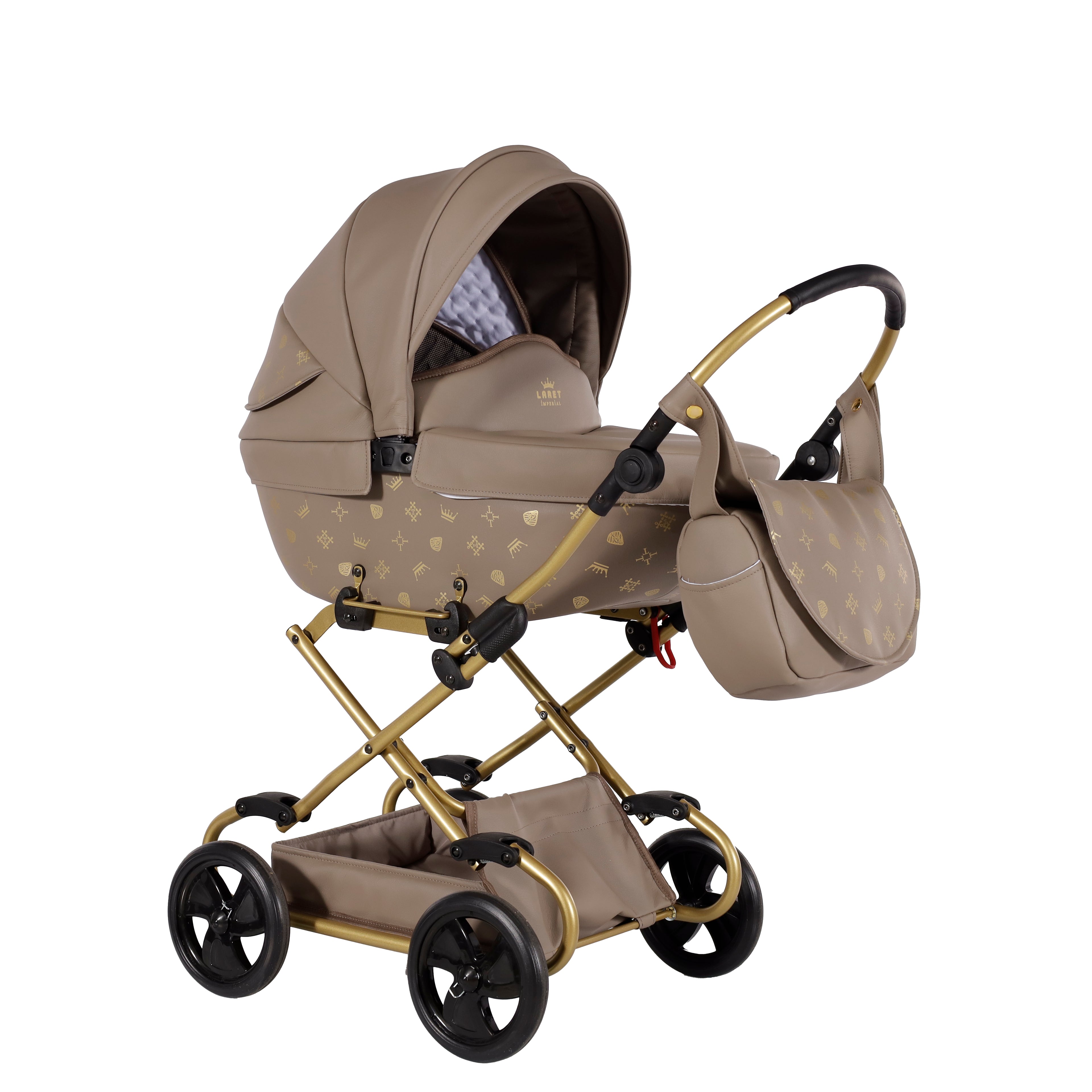 Carrito De Muñecas Junama Imperial Marrón