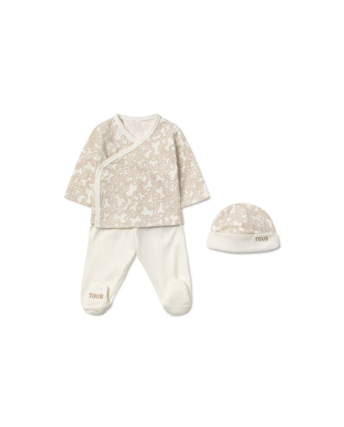 SET BEBÉ PRIMERA PUESTA TOUS BEIG