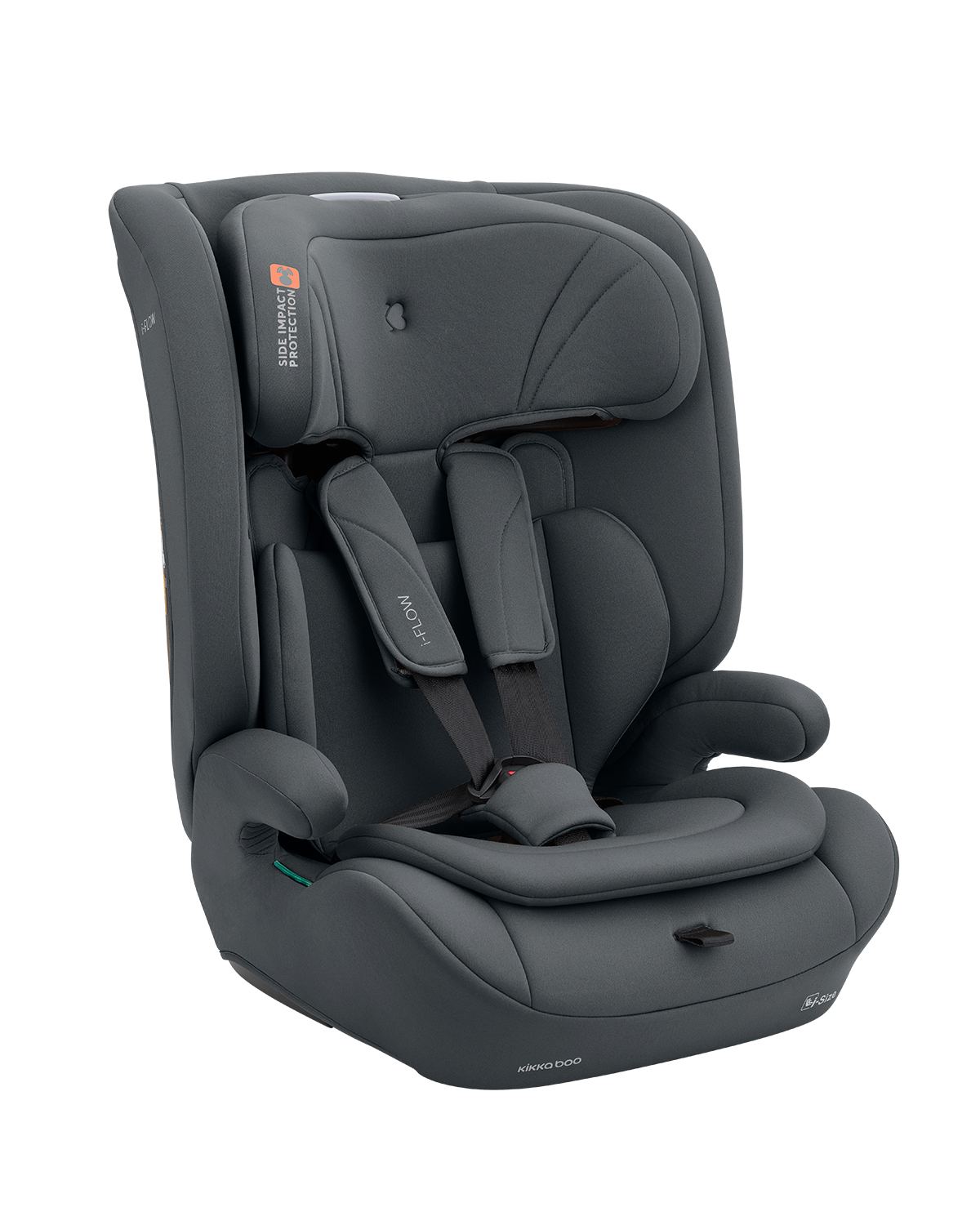 Silla de coche 76-150 cm i-Flow i-SIZE Gris