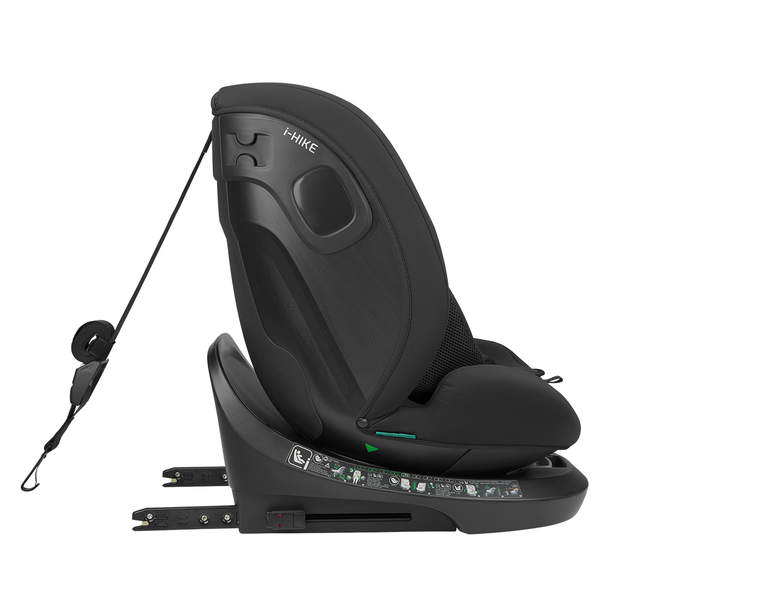 Silla de coche 40-150 cm i-Hike i-SIZE negro 2026