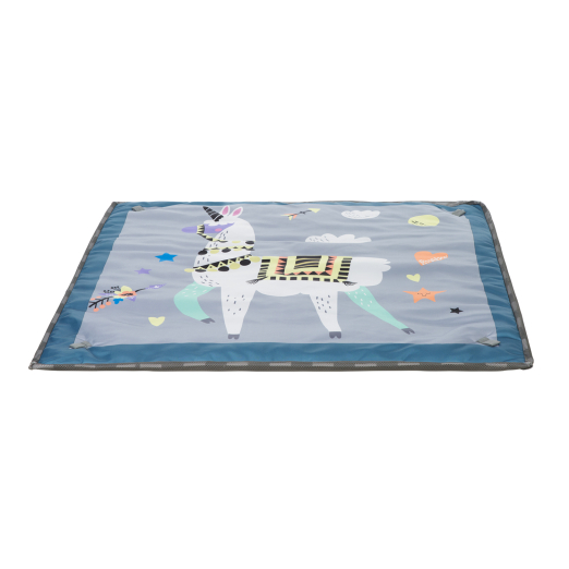 Alfombra de juego con 18 bolas Happy Lama