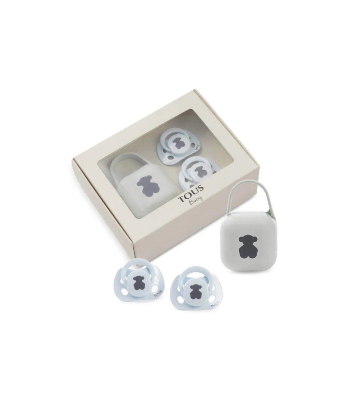 Pack 2 chupetes Tous Bear Azul