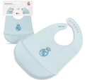 Babero Real Madrid Silicona | Oficial, Antibacteriano y BPA Free Azul