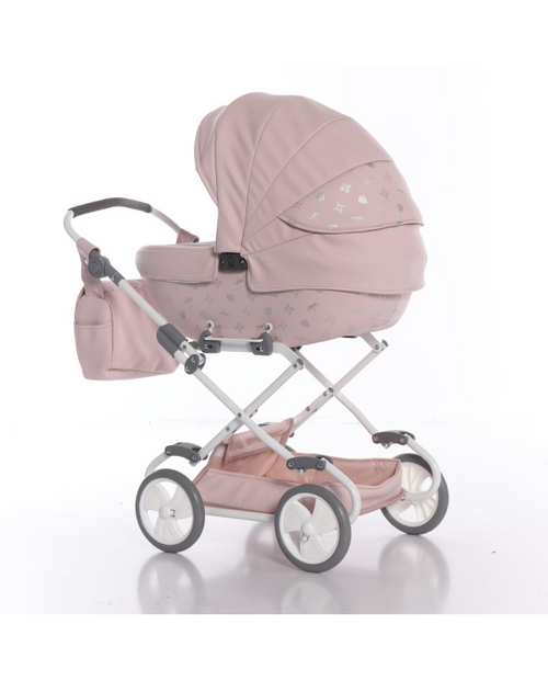 Carrito De Muñecas Junama Imperial Rosa