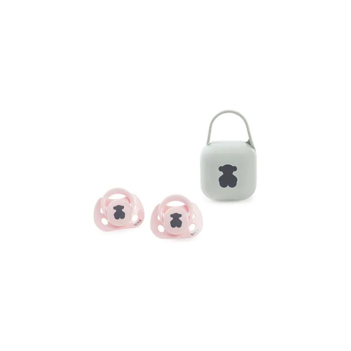 Pack 2 chupetes Tous Bear Rosa