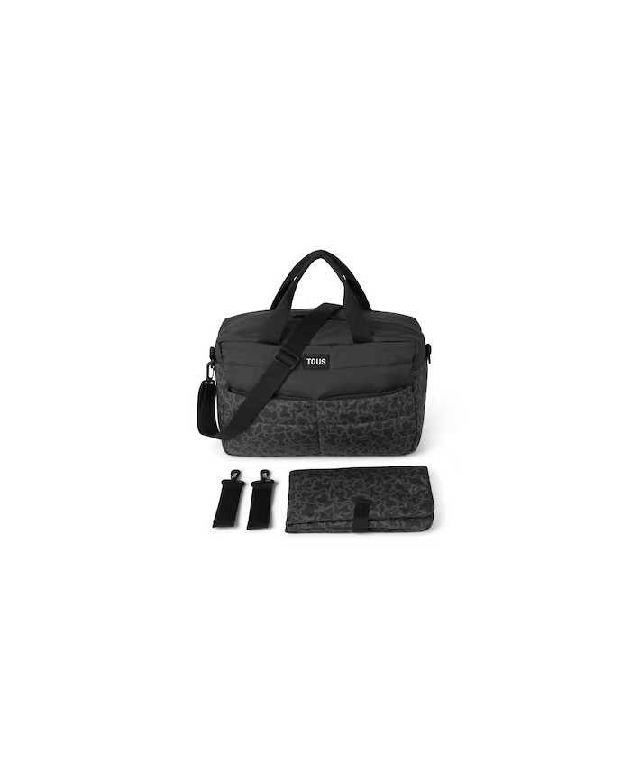 BOLSA DE MATERNIDAD y CARRO MBAG NEGRO TOUS