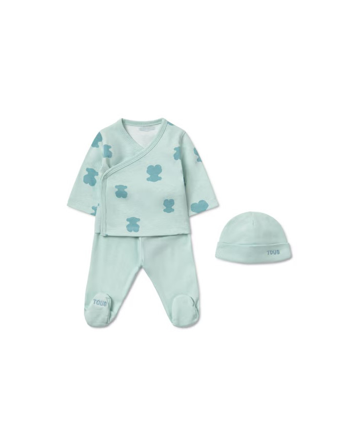 SET BEBÉ PRIMERA PUESTA TOUS VERDE