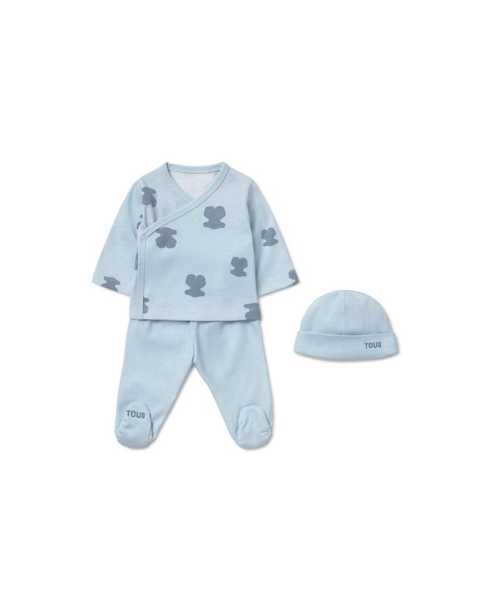 SET BEBÉ PRIMERA PUESTA TOUS AZUL