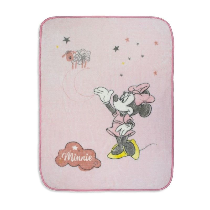 Manta de bebé y niños para cuna y cama Disney minnie mouse 