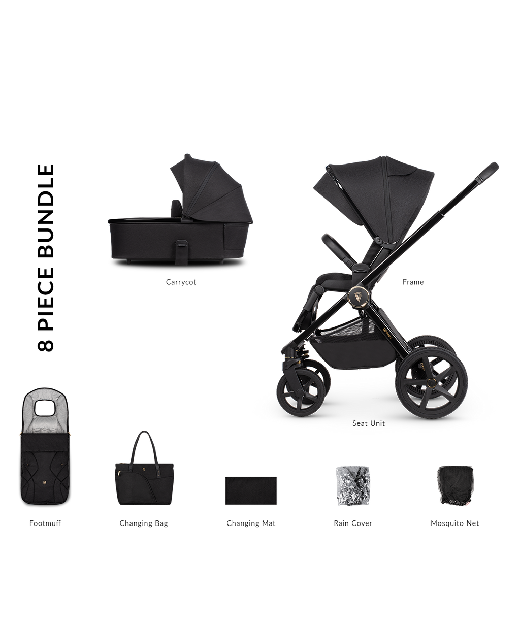 Carro de Bebé Venicci Upline 2 All Black